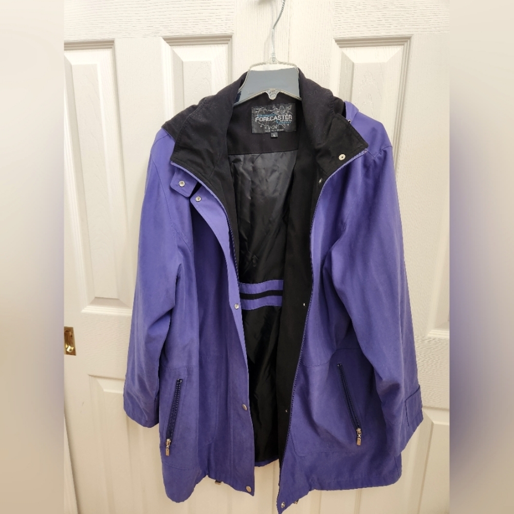 Women's Forecaster Sport Hooded Jacket - Lined & Insulated Purple & Black